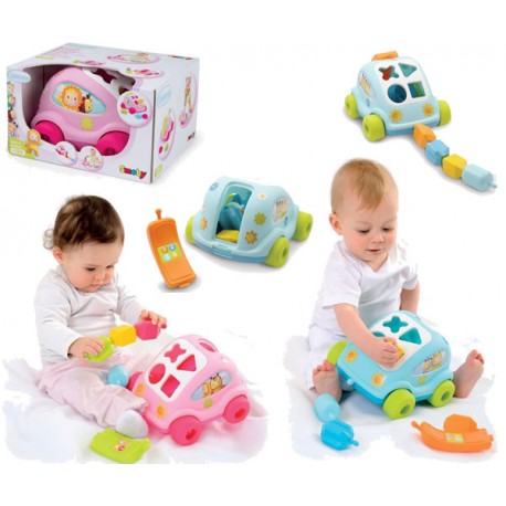 Cotoons - Coche puzzle rosa