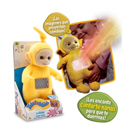 Teletubbies - Peluche, duerme contigo musica y luz - Laa Laa