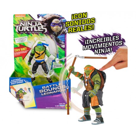 Tortugas Ninja - Movie 2 Donatello con sonido (Giochi Preziosi TUV01000)