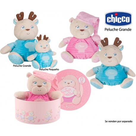 Chicco - Oso grande de peluche, color rosa (00007494100000)