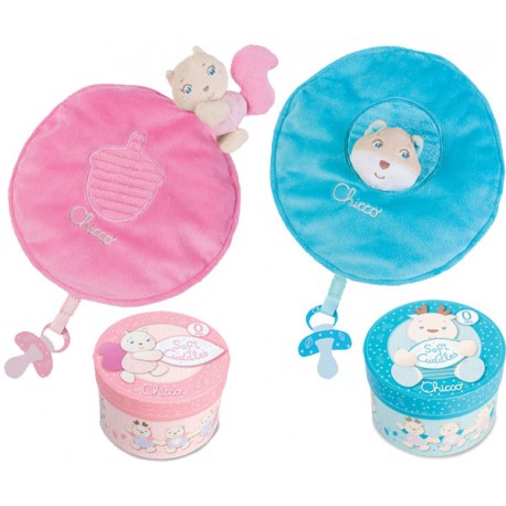 Chicco - Mantita de peluche, color azul (00007496200000)