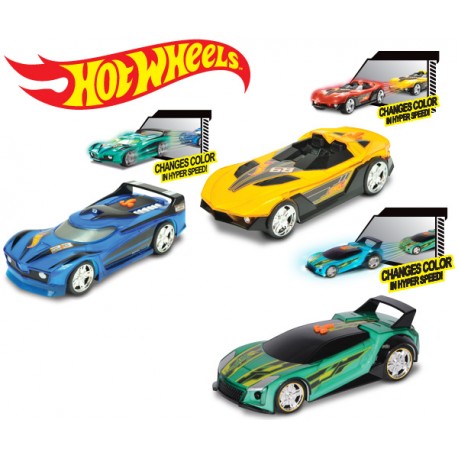 Hot Wheels - Hyper Racer L&S: 2 Asstd, Quick ´N Sik (Toy State 90533)