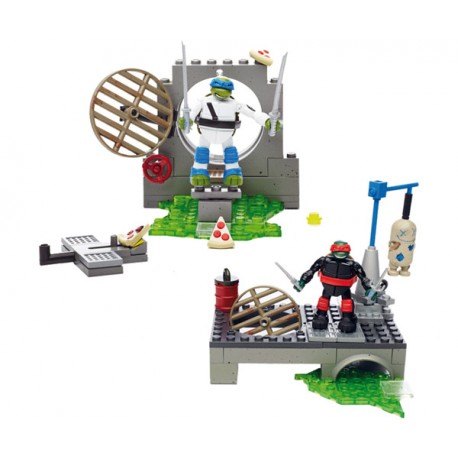 Tortugas Ninja - Set de entrenamiento, 15 x 10 cm (Mega Bloks DMX33)