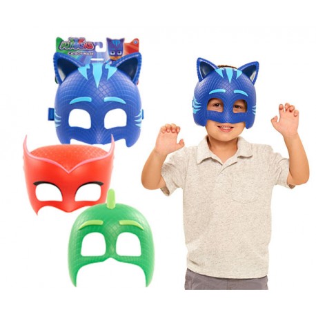 PJ Masks - Máscara Gekko infantil, color verde (Bandai 24593)