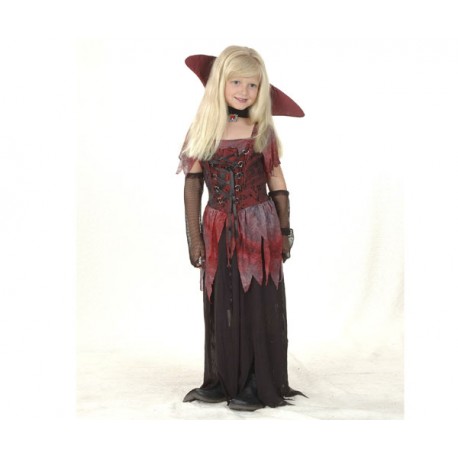 DISFRAZ INFANTIL VAMPIRESA GOTICA TALLA 10-12