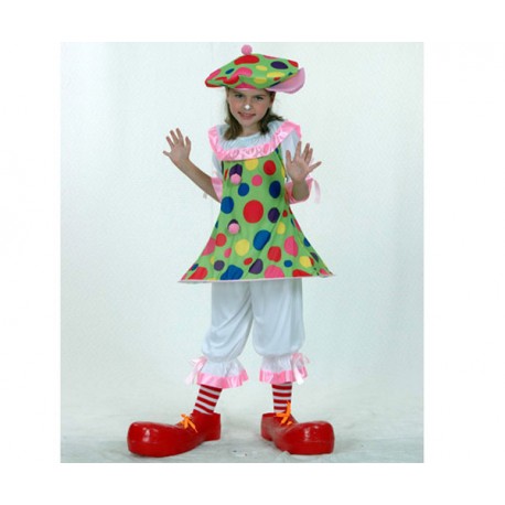 DISFRAZ INFANTIL PAYASA ARO (TALLA 10-12)