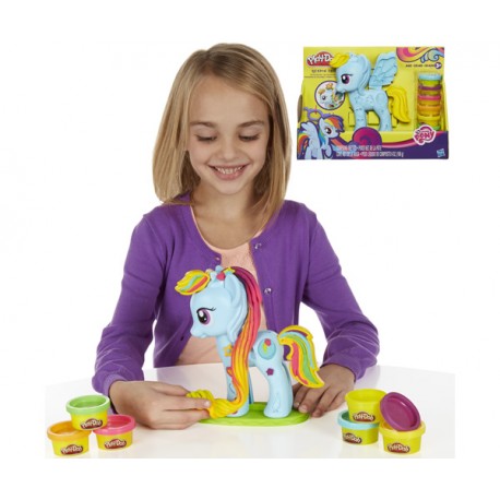 PLAYDOH RAINBOW DASH STYLE SALON