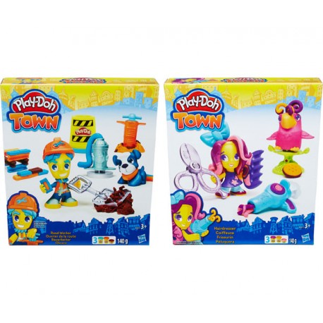 PLAYDOH TOWN FIGURA Y MASCOTA