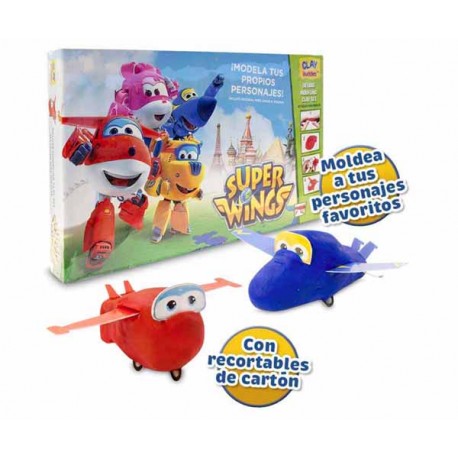 SUPER WINGS SET PLASTILINA MOLDEA TUS PERSONAJES