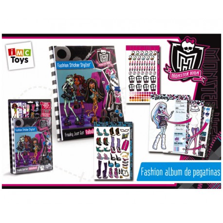 MONSTER HIGH FASHION ALBUM PEGATINAS