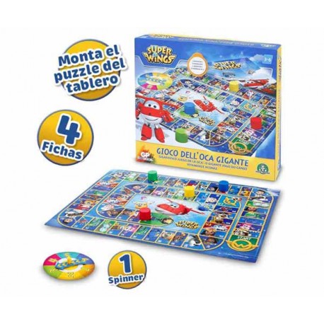 SUPER WINGS JUEGO DE LA OCA GIGANTE