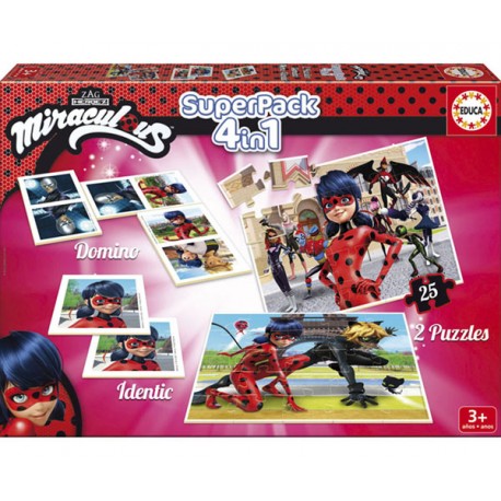 EDUCA SUPERPACK MIRACULOUS / LADYBUG