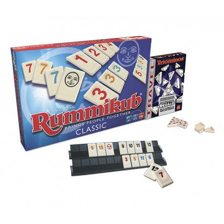 RUMMIKUB + TRIOMINOS REGALO