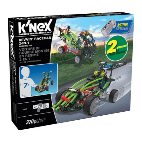 KNEX IMAGINE REVVIN RACECAR 2-IN-1 BUILDING SET