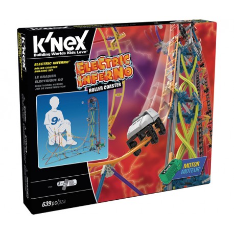 KNEX THRILL RIDES MONTAÑA RUSA ELECTRIC INFERNO 639PZS