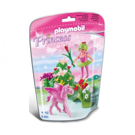 PLAYMOBIL HADA DE PRIMAVERA CON BEBE PEGASO