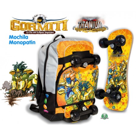 GORMITI TITANIUM MOCHILA + MONOPATIN