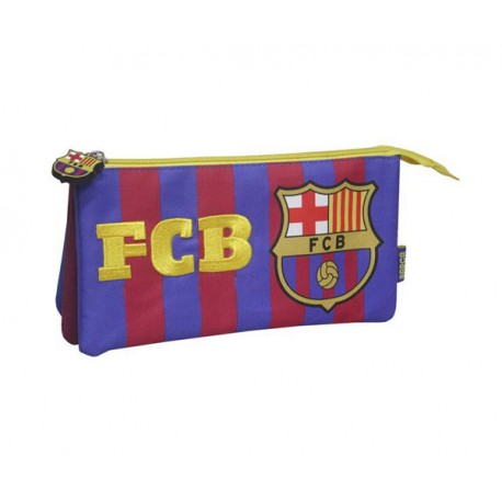 FCB BARCELONA PORTATODO TRIPLE BORDADO