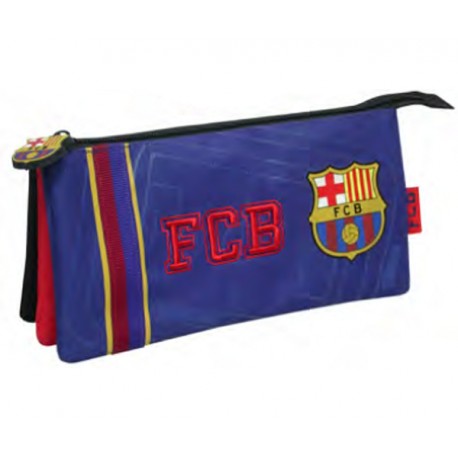 FCB BARCELONA PORTATODO TRIPLE BORDADO