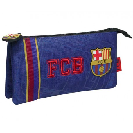 FCB BARCELONA PORTATODO DOBLE BORDADO