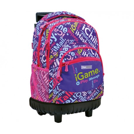 ISTYLE MULTIC.MOCH.CARRO FIJO COMPACT PURPLE