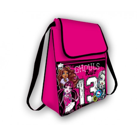 MONSTER HIGH GHOULS RULE MOCHILA SACO CON SOLAPA