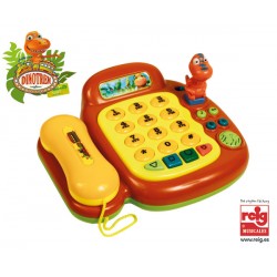 TELEFONO DINO  MUSICAL CON FIGURAS