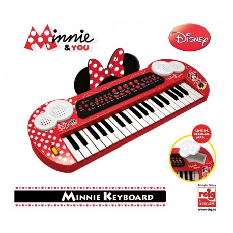 MINNIE AND YOU KEYBOARD CONEX Y SALIDA AUDIO MP3