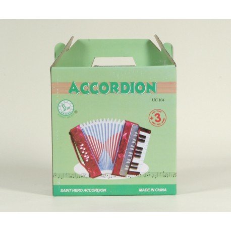 ACORDEON 17 TECLAS 8 BAJOS (ROJA-AZUL)