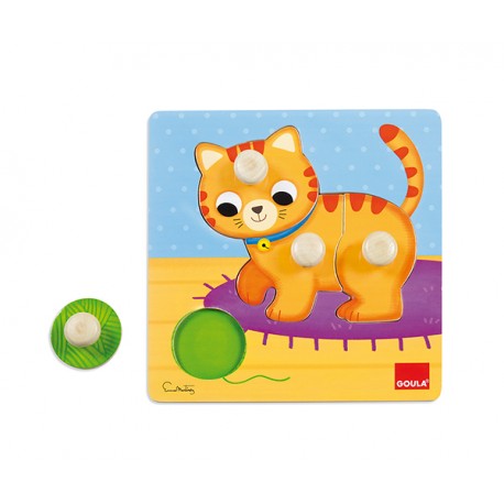 PUZZLE GATO (22X22CM)