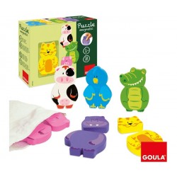 PUZLES MAGNETICO INTERCAMBIABLE ANIMALES