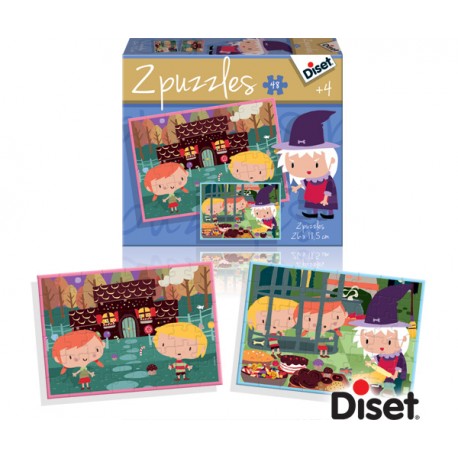 PUZZLE CUENTO 2 X 48 LA CASITA DE CHOCOLATE