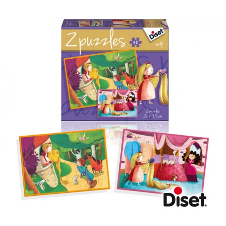 PUZZLE CUENTO 2 X 48 RAPUNZEL