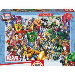 PUZZLE 1000P LOS HEROES DE MARVEL