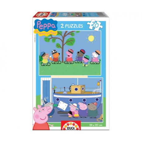 PUZZLE 2X20P PEPPA PIG