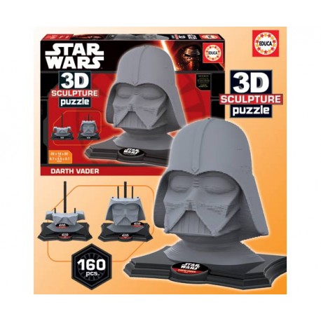 3D SCULPTURE PUZZLE DARTH VADER