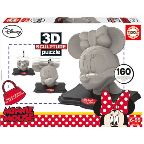 3D SCULPTURE PUZZLE MINNIE