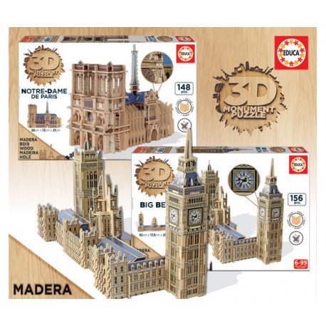 3D MONUMENT PUZZLE PARLAMENTO Y BIG BEN