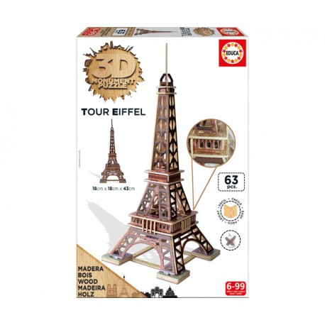 3D MONUMENT PUZZLE TORRE EIFFEL