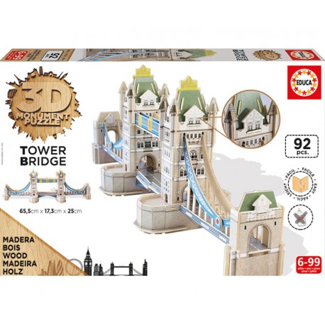 3D MONUMENT PUZZLE TOWER BRIDGE