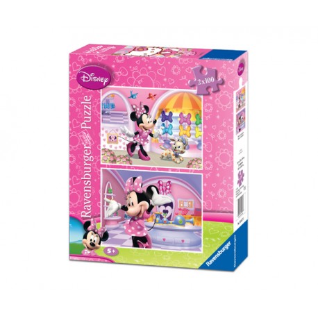 2 PUZZLES MINNIE MOUSE (100 PIEZAS)