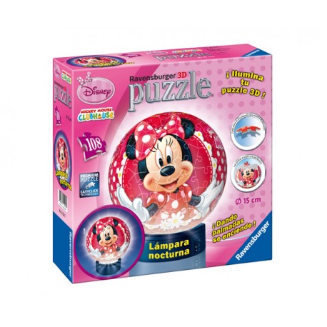 PUZZLEBALL LAMPARA DISNEY MINNIE MOUSE (108 PIEZAS)