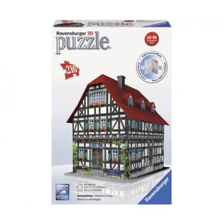 3D PUZZLE CASA MEDIEVAL