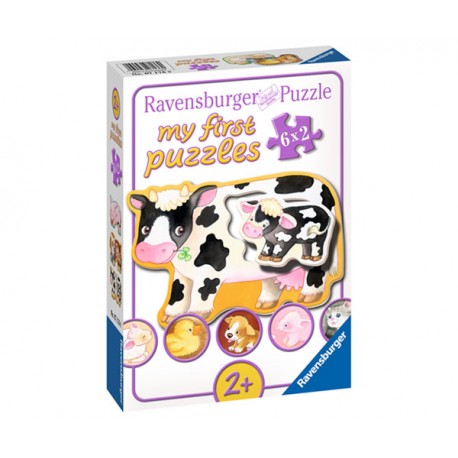 PUZZLE 6X2P LOS ANIMALES Y SUS CACHORROS