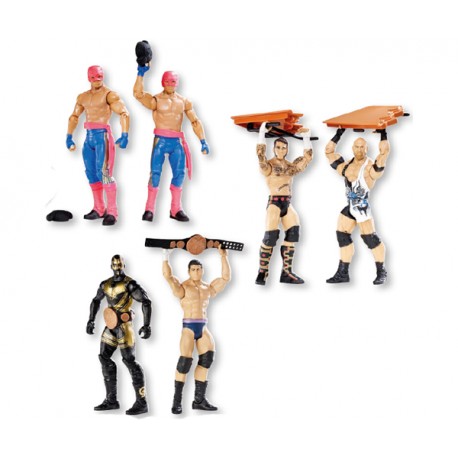 WWE PACK DE 2 FIGURAS C/ACCESORIO