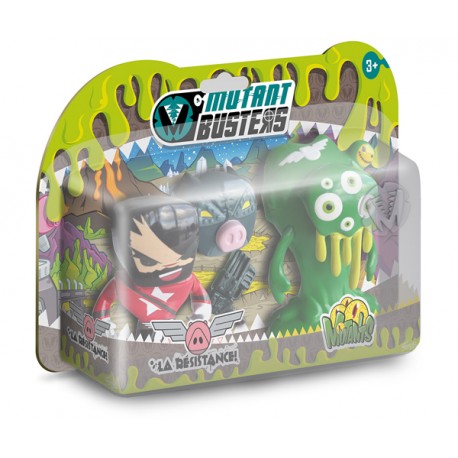MUTANT BUSTERS PACK 2 FIGURAS (SURTIDO)