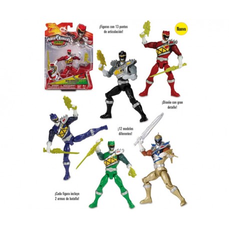 POWER RANGERS FIGURAS DE ACCION DINO CHARGE