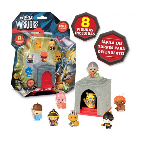 WORLD WARRIORS BLISTER 8 FIGURAS+1 TORRE