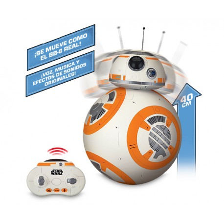 STAR WARS VII RC BB 8 D2 INTERACTIVO 40,5CM