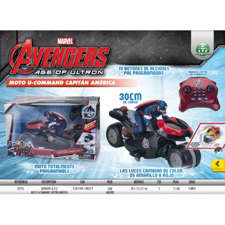 AVENGERS ULTRON MOTO U-COM CAP. AMERICA (LOS VENGADORES)